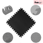 CZARNA MATA PUZZLE POD SPRZĘT DO ĆWICZENIA SIŁOWNI