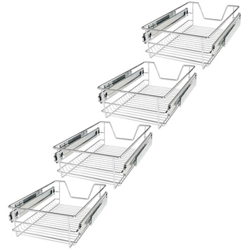 4x SZUFLADA TELESKOPOWA DO SZAFEK KUCHENNYCH 40 CM CARGO