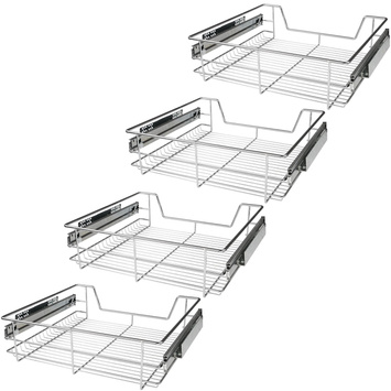 4x SZUFLADA TELESKOPOWA DO SZAFEK KUCHENNYCH 60 CM CARGO