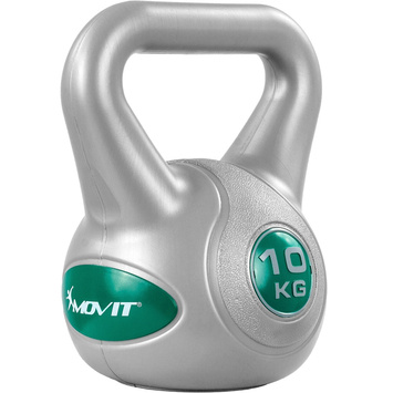 SREBRNA HANTLA KOMPOZYTOWA KULA KETTLEBELL KETLA 10KG