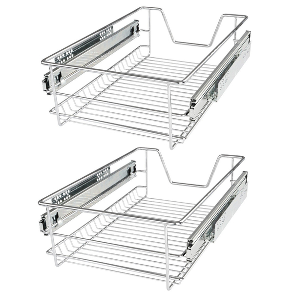 2x SZUFLADA TELESKOPOWA DO SZAFEK KUCHENNYCH 40 CM CARGO