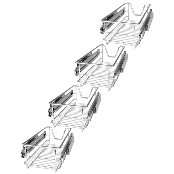 4x SZUFLADA TELESKOPOWA DO SZAFEK KUCHENNYCH 30 CM CARGO