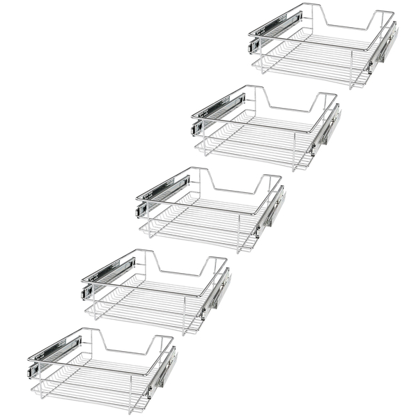 5x SZUFLADA TELESKOPOWA DO SZAFEK KUCHENNYCH 50 CM CARGO