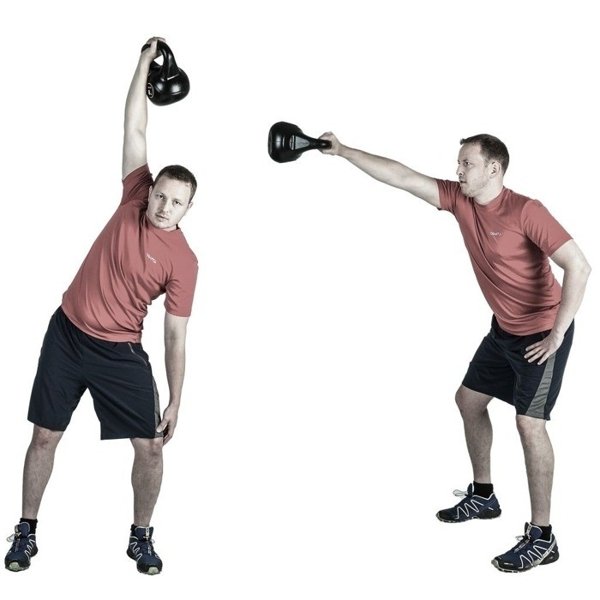 HANTLA KOMPOZYTOWA KULA KETLE KETTLEBELL 2KG