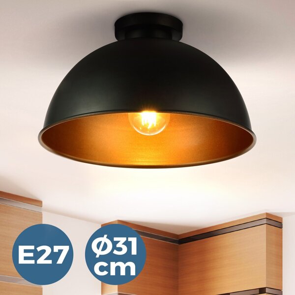 INDUSTRIALNA LAMPA SUFITOWA WISZĄCA W STYLU LOFT 