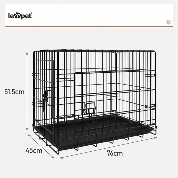 KLATKA KENNELOWA KOJEC TRANSPORTER DLA PSA KOTA ZWIERZĄT 76x45x51,5 CM M