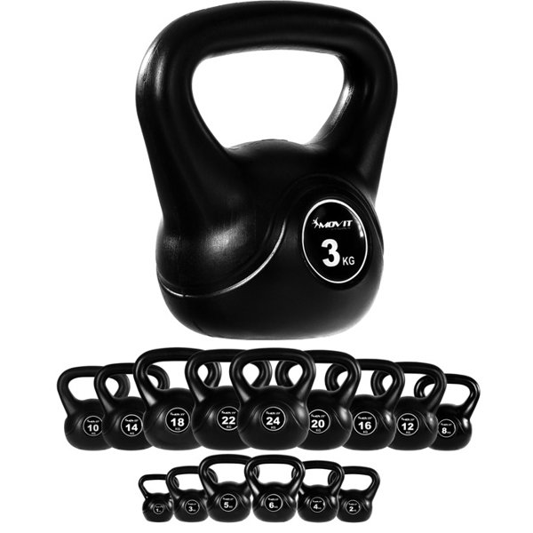 MOVIT® HANTLA KOMPOZYTOWA KULA KETTLEBELL KETLE 3KG