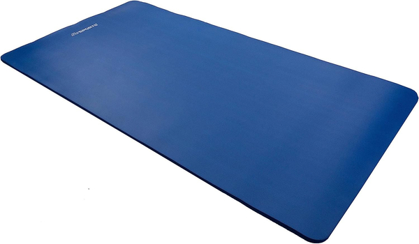 NIEBIESKA MATA GIMNASTYCZNA TRENINGOWA 190x80x1,5CM DO ĆWICZEŃ FITNESS JOGI