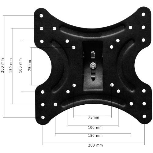 REGULOWANY UCHWYT ŚCIENNY WIESZAK TV LCD do 40 CALI