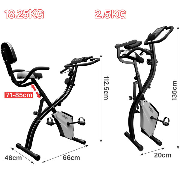 ROWER MAGNETYCZNY 2,5 KG PIONOWY TRENINGOWY STACJONARNY DO CARDIO FITNESS 