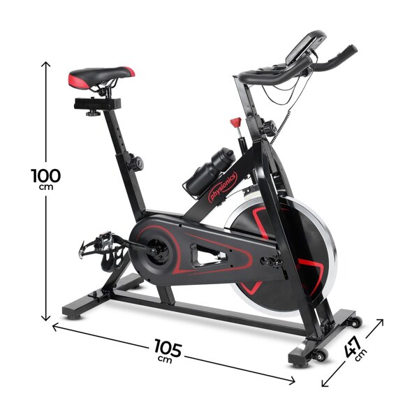 ROWER SPINNINGOWY TRENINGOWY STACJONARNY DO CARDIO FITNESS KOŁO 10 KG