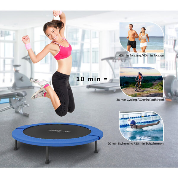 TRAMPOLINA FITNESS 122 CM 100 KG DO DOMU OGRODU