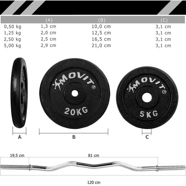 ZESTAW 26 KG GRYF ŁAMANY SZTANGA 120CM OBCIĄŻENIA