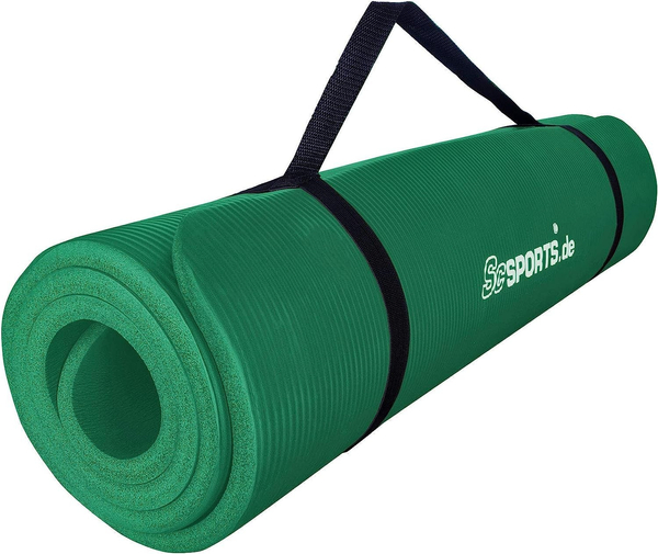 ZIELONA MATA GIMNASTYCZNA TRENINGOWA 190x80x1,5CM DO ĆWICZEŃ FITNESS JOGI