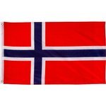 FLAGA NORWEGII NORWESKA 120x80 CM NA MASZT NORWEGIA