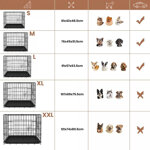 KLATKA KENNELOWA KOJEC TRANSPORTER DLA PSA KOTA ZWIERZĄT 76x45x51,5 CM M