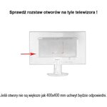 KOMPAKTOWY UCHWYT WIESZAK ŚCIENNY DO TV LCD PLAZMY