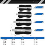 OBCIĄŻENIA NEOPRENOWE 2x0,5 KG NA RĘCE NOGI KOSTKI