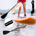 POMARAŃCZOWA DESKA SUP 320 CM STAND UP PADDLE BOARD DO PŁYWANIA POMPOWANA