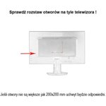 REGULOWANY UCHWYT ŚCIENNY WIESZAK TV LCD do 40 CALI