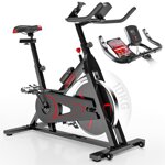 ROWER SPINNINGOWY TRENINGOWY STACJONARNY DO CARDIO FITNESS KOŁO 10 KG