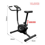 ROWER STACJONARNY MECHANICZNY PIONOWY TRENINGOWY DO CARDIO FITNESS 