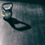 SREBRNA HANTLA KOMPOZYTOWA KULA KETTLEBELL KETLA 4KG