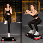 STEP STEPPER DO AEROBIKU ĆWICZEŃ FITNESS + MATA ANTYPOŚLIZGOWA