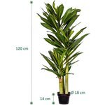 SZTUCZNE DRZEWKO DRACENA 120 CM SMOCZE DRZEWO