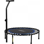 TRAMPOLINA 101 CM FITNESS Z UCHWYTEM T NIEBIESKA