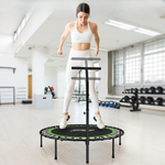 TRAMPOLINA 101 CM FITNESS Z UCHWYTEM T ZIELONA