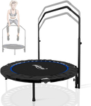 TRAMPOLINA 101 CM FITNESS Z UCHWYTEM U NIEBIESKA