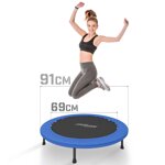 TRAMPOLINA FITNESS 91 CM 100 KG DO DOMU OGRODU