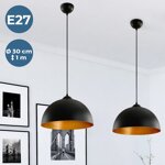 ZESTAW 2x INDUSTRIALNA LAMPA SUFITOWA WISZĄCA  NAD STÓŁ W STYLU LOFT 