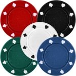 ZESTAW DO GRY W POKERA ŻETONY 200 SZT KARTY MATA BLACK JACK