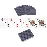 ZESTAW DO GRY W POKERA ŻETONY 200 SZT KARTY MATA BLACK JACK