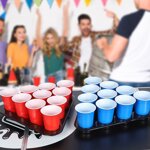 ZESTAW STOŁOWY BEER PONG NA IMPREZĘ O REGULOWANEJ WYSOKOŚCI