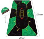 ZIELONA MATA DO POKERA 200x90CM POKŁADKA STÓŁ BLAT