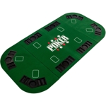 ZIELONY BLAT STÓŁ DO POKERA 160x80 CM POKER KASYNO